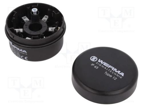 Acessórios para Sinalizadores: Base, Preta, 70x26,5mm