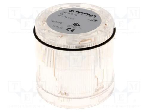 Sinalizador: Luminoso, Led, Branca, 24vdc, 24vac, Ip65, 70x65mm