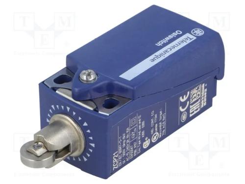 Interruptor Extremo, Rolo de Metal 11,6mm, No + Nc, 10a, Ip67