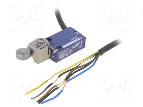 Interruptor Extremo, Alavanca R 34,4mm, Rolo de Metal 16mm