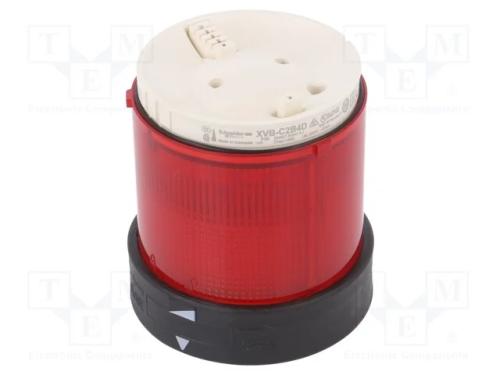 Sinalizador: Luminoso, Led, Vermelho, 24vdc, 24vac, Ip65, 70mm