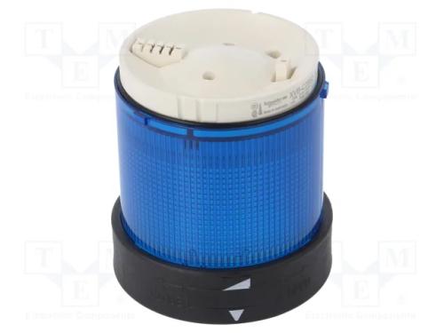 Sinalizador: Luminoso, Led, Azul, 24vdc, 24vac, Ip65, 70mm