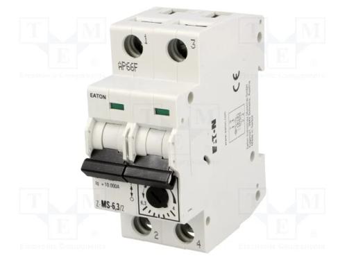 Disjuntor de Motor, 2,2kw, 220÷440vac, para Trilho Din, 4÷6,3a