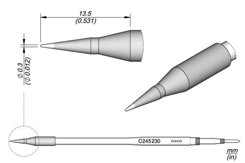 Conical Cartridge Ø 0.3