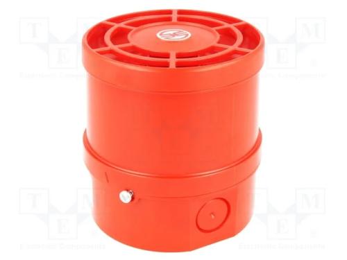 Sinalizador: sonoro, sirene, 9÷28VDC, 115dB, 140,.