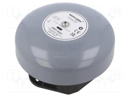 Sinalizador: sonoro, campainha, 24VDC, 106dB, A6B.