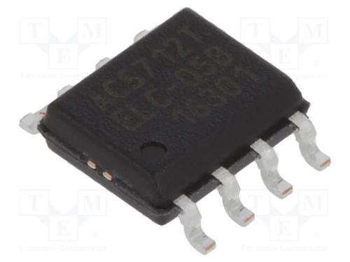 Sensor: corrente, SO8, Uten: 4,5÷5,5VDC, +5A, Tem.