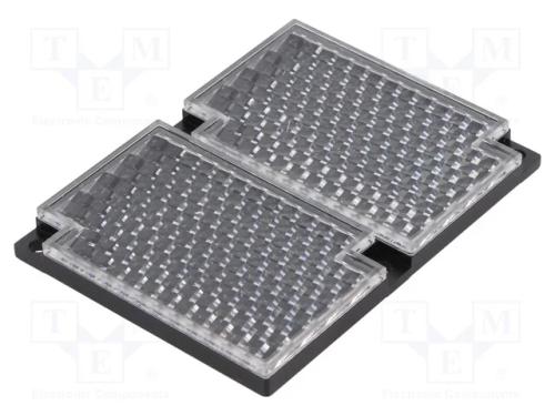Refletor, 59,9x40,3x7,5mm, M3 X4, E39