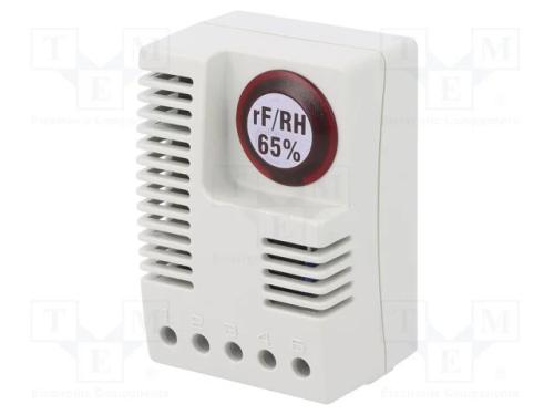 Sensor: Higróstato, 65÷65%Rh, Out: Spdt, 0÷60c, para Trilho Din