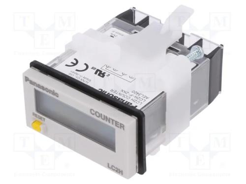 Contador: Electrónico, Lcd, Impulsos, 99999999, Ip66, No Painel