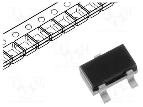 Sensor: Halla, Unipolar, Sot23, 240÷460gs, Uten: 3÷24vdc