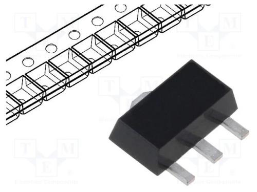 Sensor: Halla, com Trinco, Sot89, -85÷85gs, Uten: 3,8÷30vdc, 20ma
