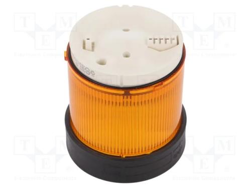 Sinalizador: Luminoso, Led, Laranja, 24vdc, 24vac, Ip65, 70mm