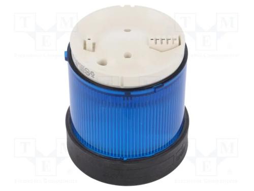 Sinalizador: Luminoso, Led, Azul, 24vdc, 24vac, Ip65, 70mm