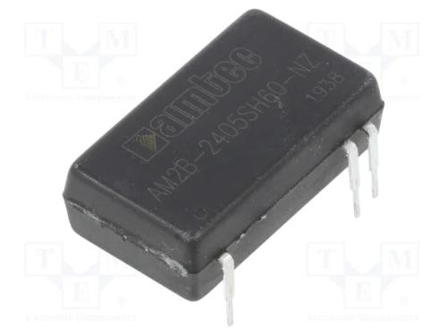 Indutor: DC/DC, 2W, Uent: 21,6&divide;26,4V, Usai: 5VDC,.