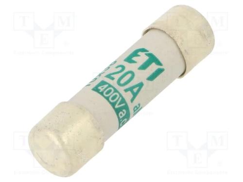 Fusível: Baixa Tensão, Am, 20a, 400vac, Cilíndrico, 10,3x38mm