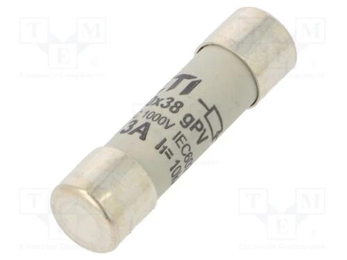 Fusível: Baixa Tensão, Gpv, 13a, 1000vdc, Cilíndrico, 10,3x38mm