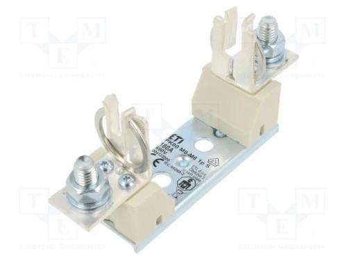 Base de fusível, NH00, roscado, 160A, 690VAC, Pol.