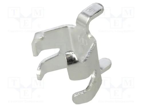 Placas de fixação, fusíveis cilíndricos, THT, 6,3.
