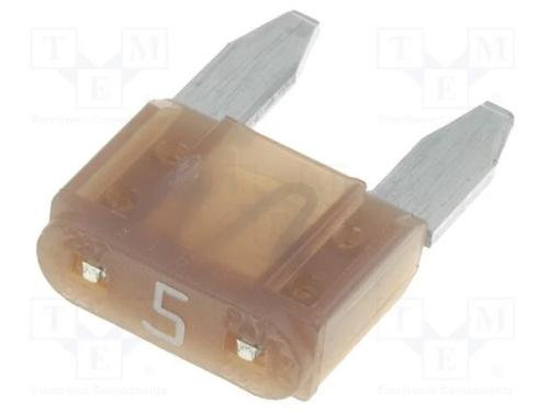 Fusível: Baixa Tensão, 5a, 32vdc, Automotivo, 10,9mm, Mini