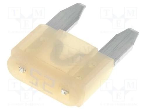 Fusível: Baixa Tensão, 25a, 32vdc, Automotivo, 10,9mm, Mini