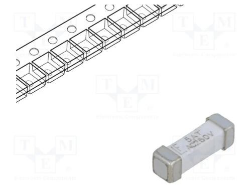 Fusível: baixa tensão, retardado, 5A, 250VAC, 250.