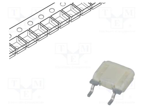 Fusível: baixa tensão, rápido, 2A, 350VAC, SMD, 1.