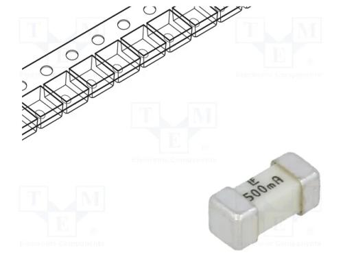 Fusível: baixa tensão, super-imediato, 500mA, 125.