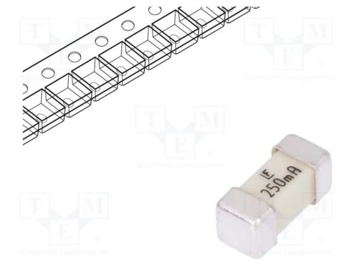 Fusível: baixa tensão, super-imediato, 250mA, 125.
