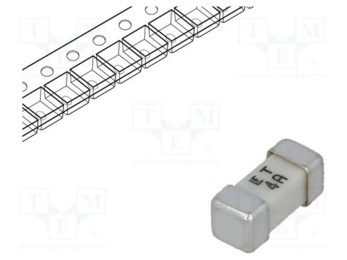Fusível: baixa tensão, retardado, 4A, 125VAC, 125.