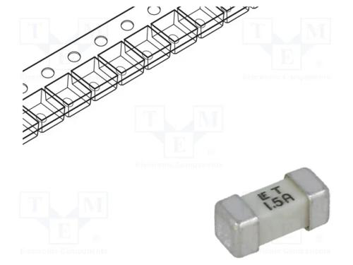 Fusível: baixa tensão, retardado, 1,5A, 125VAC, 1.