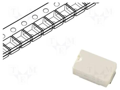 Fusível: baixa tensão, retardado, 5A, 125VAC, SMD.
