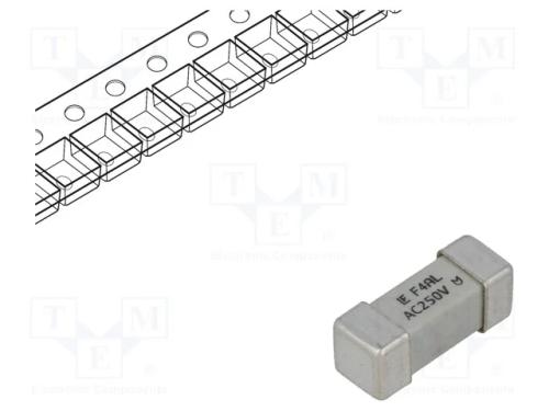 Fusível: baixa tensão, rápido, 4A, 250VAC, 250V, .