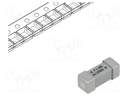 Fusível: baixa tensão, rápido, 2,5A, 250VAC, 250V.