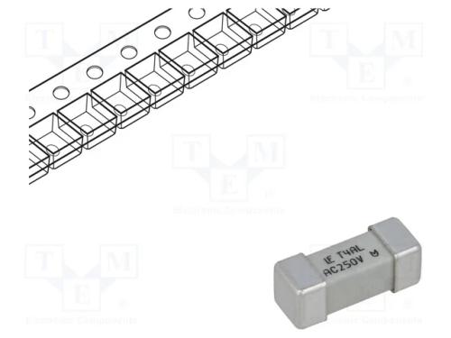 Fusível: baixa tensão, retardado, 4A, 250VAC, 250.