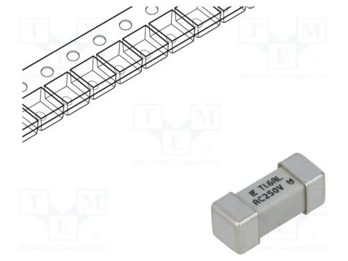 Fusível: baixa tensão, retardado, 1,6A, 250VAC, 2.