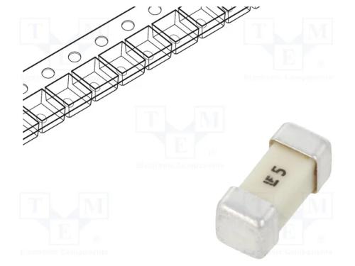 Fusível: baixa tensão, rápido, 5A, 250VAC, 250V, .