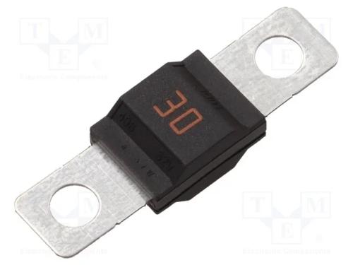 Fusível: Baixa Tensão, 30a, 32vdc, Parafuso M5, Automotivo, 41mm