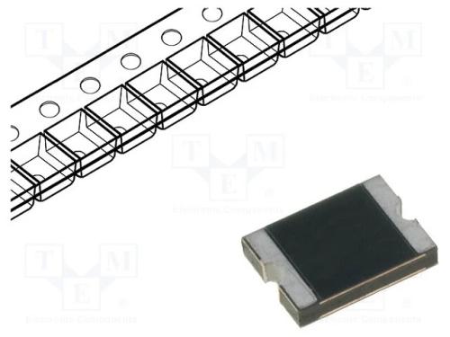 Fusível: de polímero PTC, 500mA, SMD, 1206L