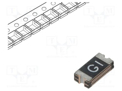 Fusível: de polímero PTC, 750mA, SMD, 1206L