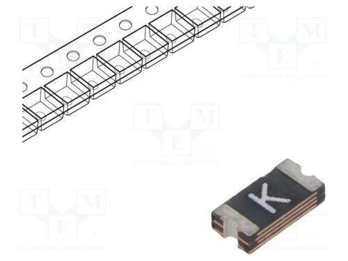 Fusível: de polímero PTC, 1,5A, SMD, 1206L