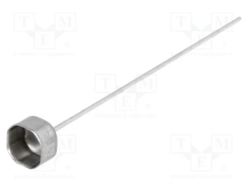 Tomada, Fusíveis Cilíndricos, 5x20mm, 8a, Cobertura: Prateado
