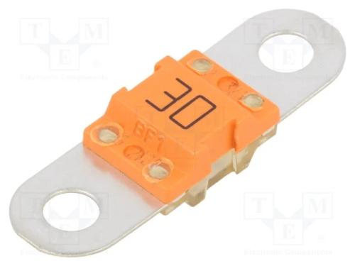 Fusível: Baixa Tensão, 30a, 32vdc, Parafuso M5, Automotivo, Cobre