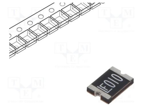 Fusível: de polímero PTC, rápido, 0,1A, 30V, 30VD.