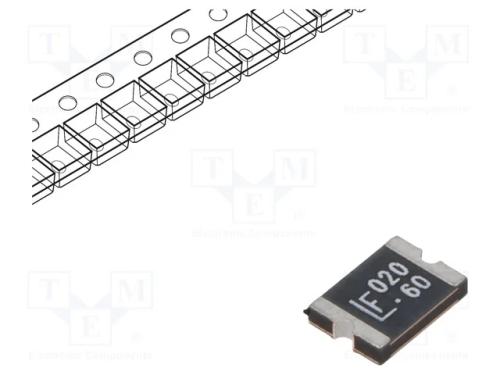 Fusível: de polímero PTC, rápido, 0,2A, 60V, 60VD.