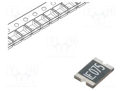 Fusível: de polímero PTC, rápido, 0,75A, 13,2V, 1.