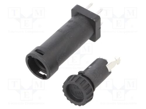 Tomada, Fusíveis Cilíndricos, Tht, 5x20mm, -40÷85c, 10a, Ul94v-0