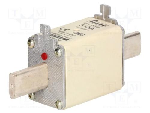 Fusível: Baixa Tensão, 315a, 500vac, 250vdc, Cerâmico,Industrial