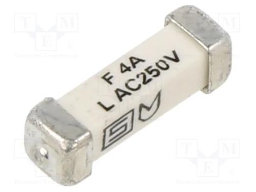Fusível: baixa tensão, rápido, 4A, 250VAC, 125VDC.