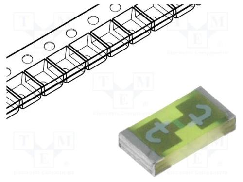 Fusível: baixa tensão, rápido, 1A, 32VAC, 63VDC, .